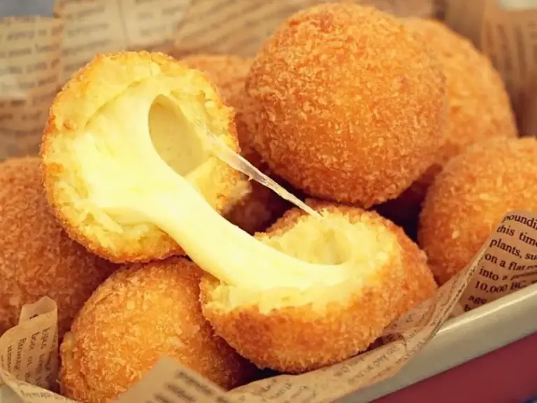 potato ball with cheese